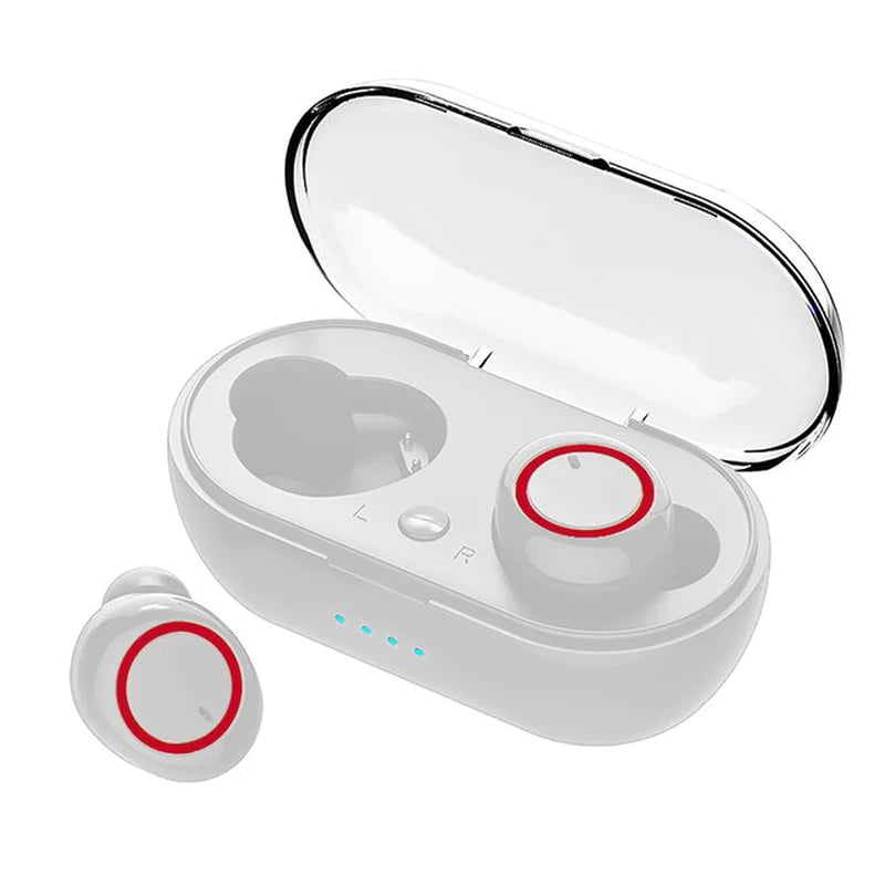 Y50 Bluetooth-Compatible Earphone 5.0 TWS Wireless Headphons Earphones Earbuds Stereo Gaming Headset with Charging Box for Phone