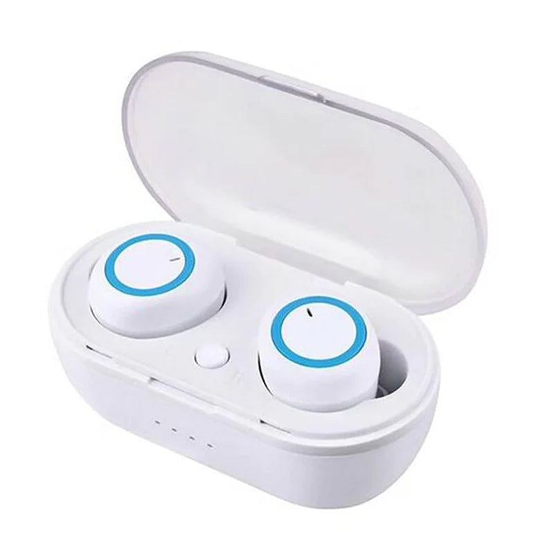 Y50 Bluetooth-Compatible Earphone 5.0 TWS Wireless Headphons Earphones Earbuds Stereo Gaming Headset with Charging Box for Phone